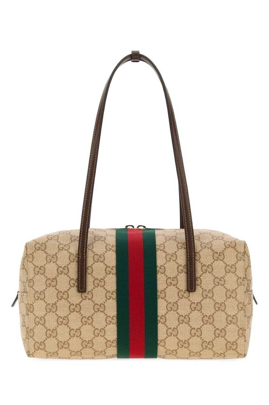 Gucci Ophidia GG Supreme Tote Bag Multicolor Tan